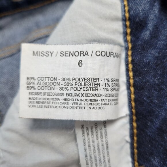 Nine West Vintage America Slim Bootcut Mid-Rise Jeans Blue Size 6 / 28 - Picture 8 of 10